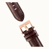 INGERSOLL HERALD AUTOMATIC I00401B ROSE GOLD ROUND BROWN LEATHER STRAP MEN'S WATCH