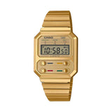 CASIO GENERAL A100WEG-9ADF GOLD STAINLESS STEEEL UNISEX'S WATCH