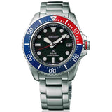 SEIKO PROSPEX SNE591P1 SOLAR BLACK DIAL PEPSI BEZEL MEN'S DIVER WATCH