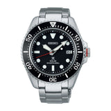 SEIKO PROSPEX SNE589P1 COMPACT SOLAR SAPPHIRE BLACK DIAL DIVER'S MEN'S WATCH
