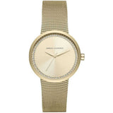 ARMANI EXCHANGE ANALOG QUARTZ GOLD STAINLESS STEEL AX4502 WOMEN'S WATCH - H2 Hub Watches