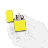 ZIPPO 28887  NEON YELLOW LIGHTER