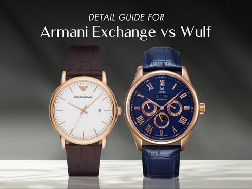 Detail guide for Armani Exchange vs Wulf