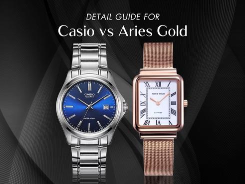 Detail guide for Casio vs Aries Gold