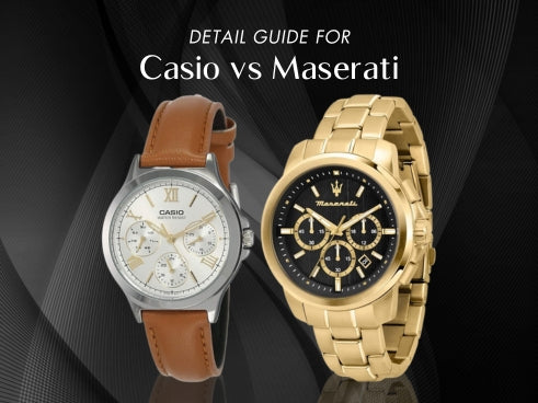 Detail guide for Casio vs Maserati