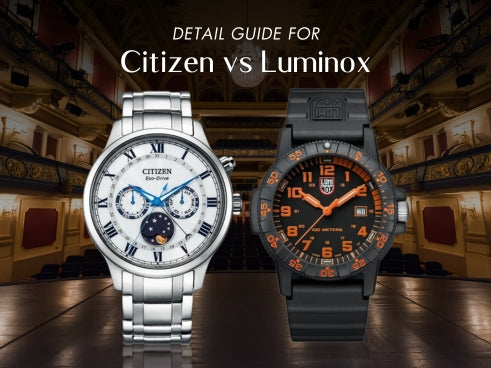 Detail guide for Citizen vs Luminox