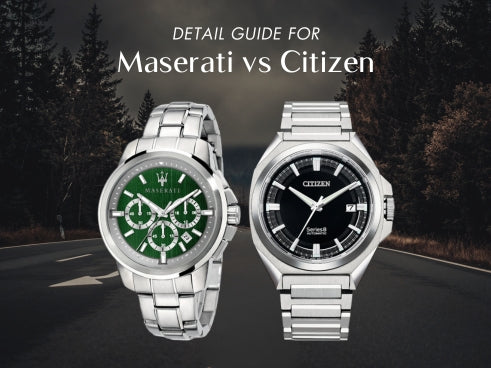 Detail guide for Maserati vs Citizen