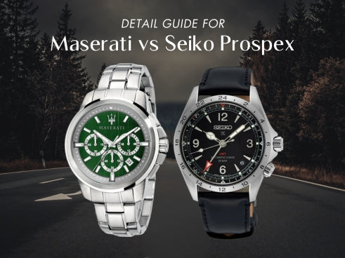 Detail guide for Maserati vs Seiko Prospex