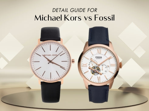 Detail guide for Michael Kors vs Fossil
