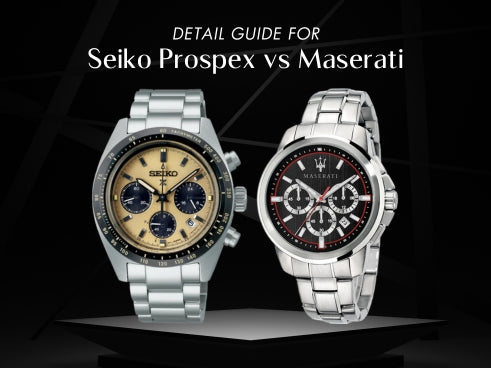 Detail guide for Seiko Prospex vs Maserati