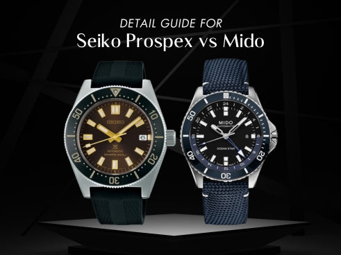 Detail guide for Seiko Prospex vs Mido