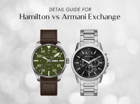 Detail guide for Hamilton vs Armani Exchange