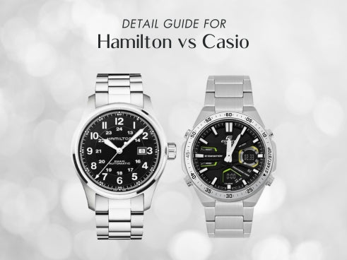 Detail guide for Hamilton vs Casio