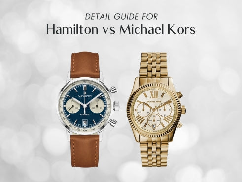 Detail guide for Hamilton vs Michael Kors
