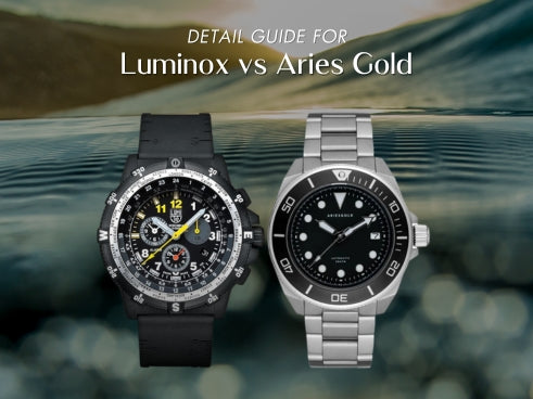 Detail guide for Luminox vs Aries Gold