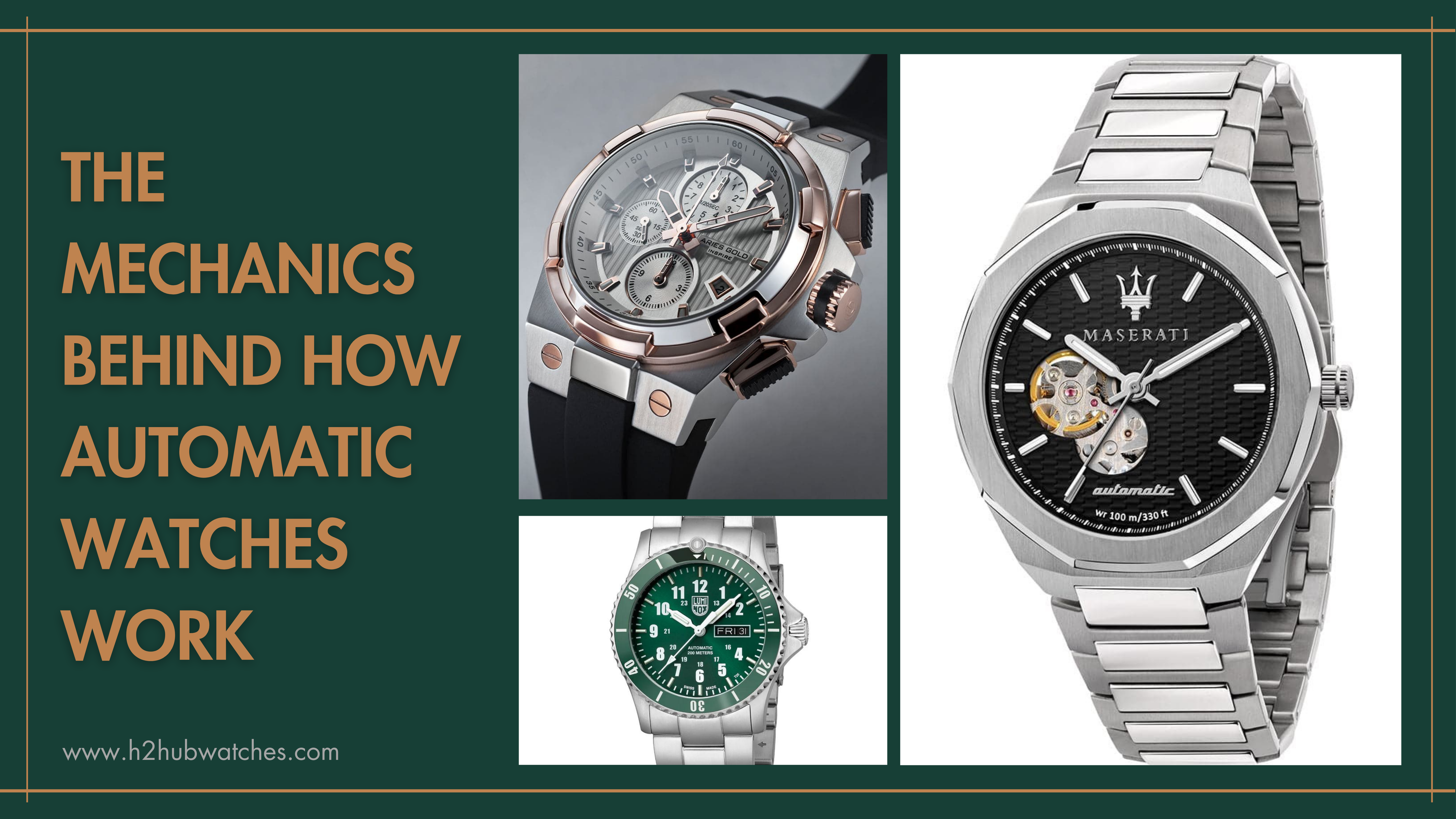 The Mechanics Behind How Automatic Watches Work ⌚🔧