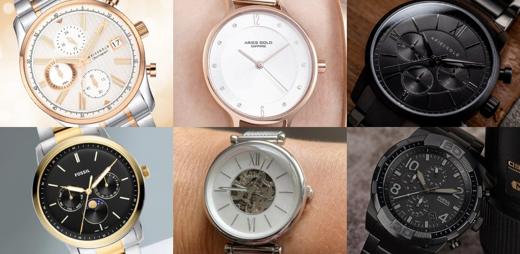 Aries Gold vs Fossil - A Journey into Timekeeping Alternatives