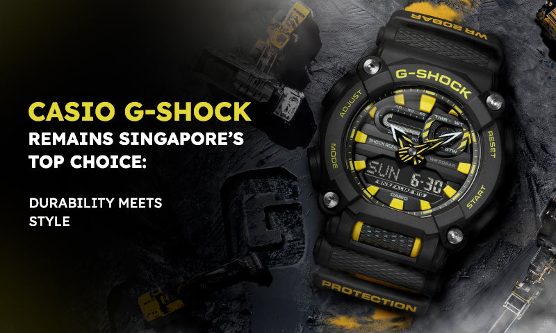 Casio G-Shock Remains Singapore’s Top Choice: Durability Meets Style