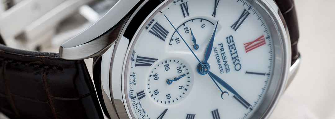 The Seiko Presage SPB093J1 Porcelain is a Treat for Moon Gazers and Nature Lovers
