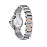 Citizen Eco-Drive Two-Tone Mother of Pearl Dial Women's Watch EM1074-82D