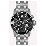 Invicta Pro Diver Black Dial Stainless Steel Strap Men's Watch - Chronograph | 0069