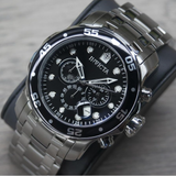 Invicta Pro Diver Black Dial Stainless Steel Strap Men's Watch - Chronograph | 0069