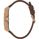 Guess Falcon Coffee Case Brown Silicone Men's Watch GW0568G1