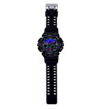 Casio G-Shock Rainbow Black Resin Strap Men's Watch GA-100RGB-1ADR