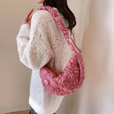 AG Collective Shoulder Quilted Bag Lightweight Stylish Puffer Bag for Women