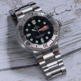 Ratio Free Diver Stainless Steel Strap Men's Watch 1050MD93-02V-BLK