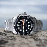 Ratio Free Diver Stainless Steel Strap Men's Watch 1068HA96-34VA-BLK
