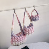 AG Collective Cute Quilted Shoulder Bag Colorful Puffy Crossbody Bag