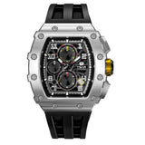 Tsar Bomba Black Silicone Strap Men's Watch TB8204Q-13 (15.5mm)