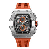 Tsar Bomba Orange Silicone Strap Men's Watch TB8204Q-11 (15.5mm)