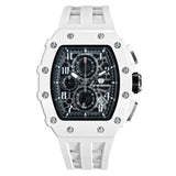 Tsar Bomba White Silicone Strap Men's Watch TB8204B-01 (15mm) Thickness