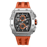 Tsar Bomba Orange Silicone Strap Men's Watch TB8204Q-32 (14.5mm)