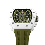 Tsar Bomba Olive Silicone Strap Men's Watch TB8204QA-03 (15mm) Thickness