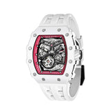 Tsar Bomba Automatic White FKM Rubber Strap Men's Watch TB8208C-08