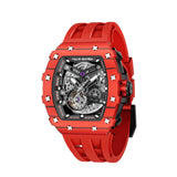 Tsar Bomba Automatic Red FKM Rubber Strap Men's Watch TB8208CF-37