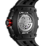 Tsar Bomba Automatic Black FKM Rubber Strap Men's Watch TB8208CF-38