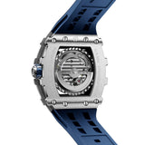 Tsar Bomba Automatic Blue Silicone Strap Men's Watch TB8208A-41 (14.5mm) Thickness