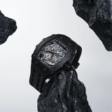 Tsar Bomba Automatic Black Silicone Strap Men's Watch TB8208A-45 (14.5mm) Thickness