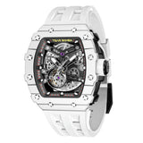 Tsar Bomba Automatic White FKM Rubber Strap Men's Watch TB8208CF-35