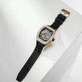 Tsar Bomba Automatic Black FKM Rubber Strap Men's Watch TB8208D-13