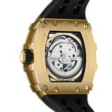 Tsar Bomba Automatic Black FKM Rubber Strap Men's Watch TB8208D-13