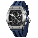 Tsar Bomba Blue Silicone Strap Men's Watch TB8224Q-02 (14.5mm) Thickness