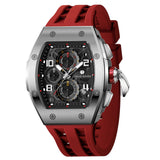 Tsar Bomba Red Silicone Strap Men's Watch TB8224Q-03 (14.5mm) Thickness