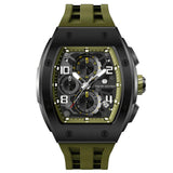 Tsar Bomba Olive Silicone Strap Men's Watch TB8224Q-06 (14.5mm) Thickness