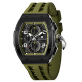 Tsar Bomba Olive Silicone Strap Men's Watch TB8224Q-06 (14.5mm) Thickness