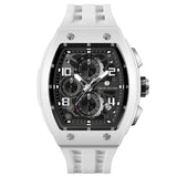 Tsar Bomba White Silicone Strap Men's Watch TB8224B-01 (14.5mm) Thickness